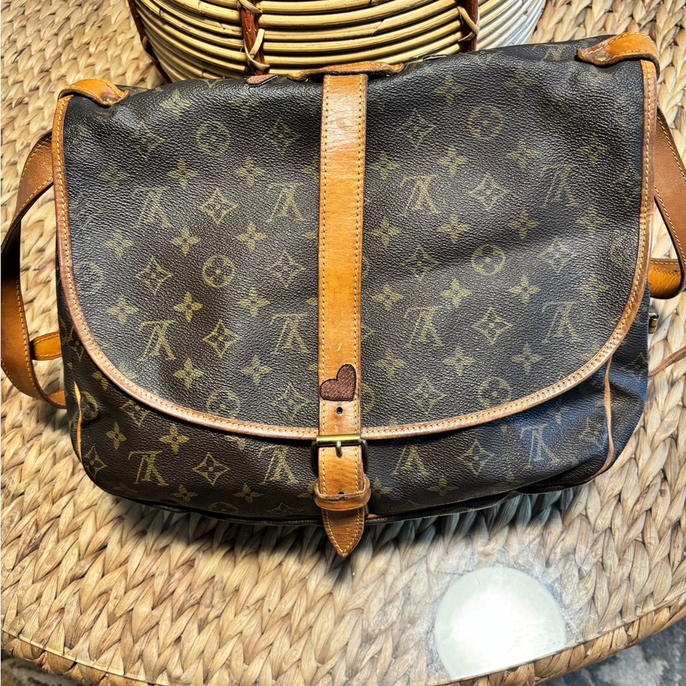 Louis Vuitton Brown Monogram Messenger Bag